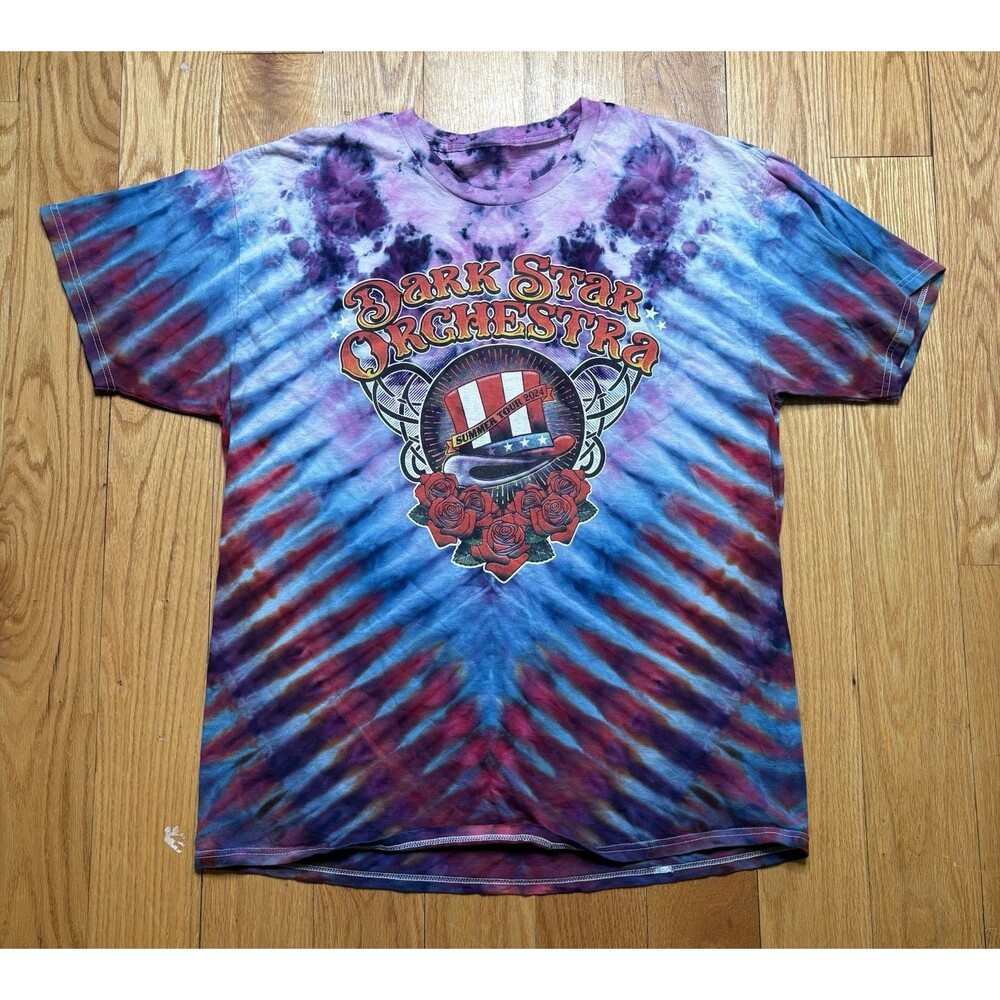 Dark Star Orchestra Tye Die T Shirt Graphic Summer Your 2024 Grateful Dead
